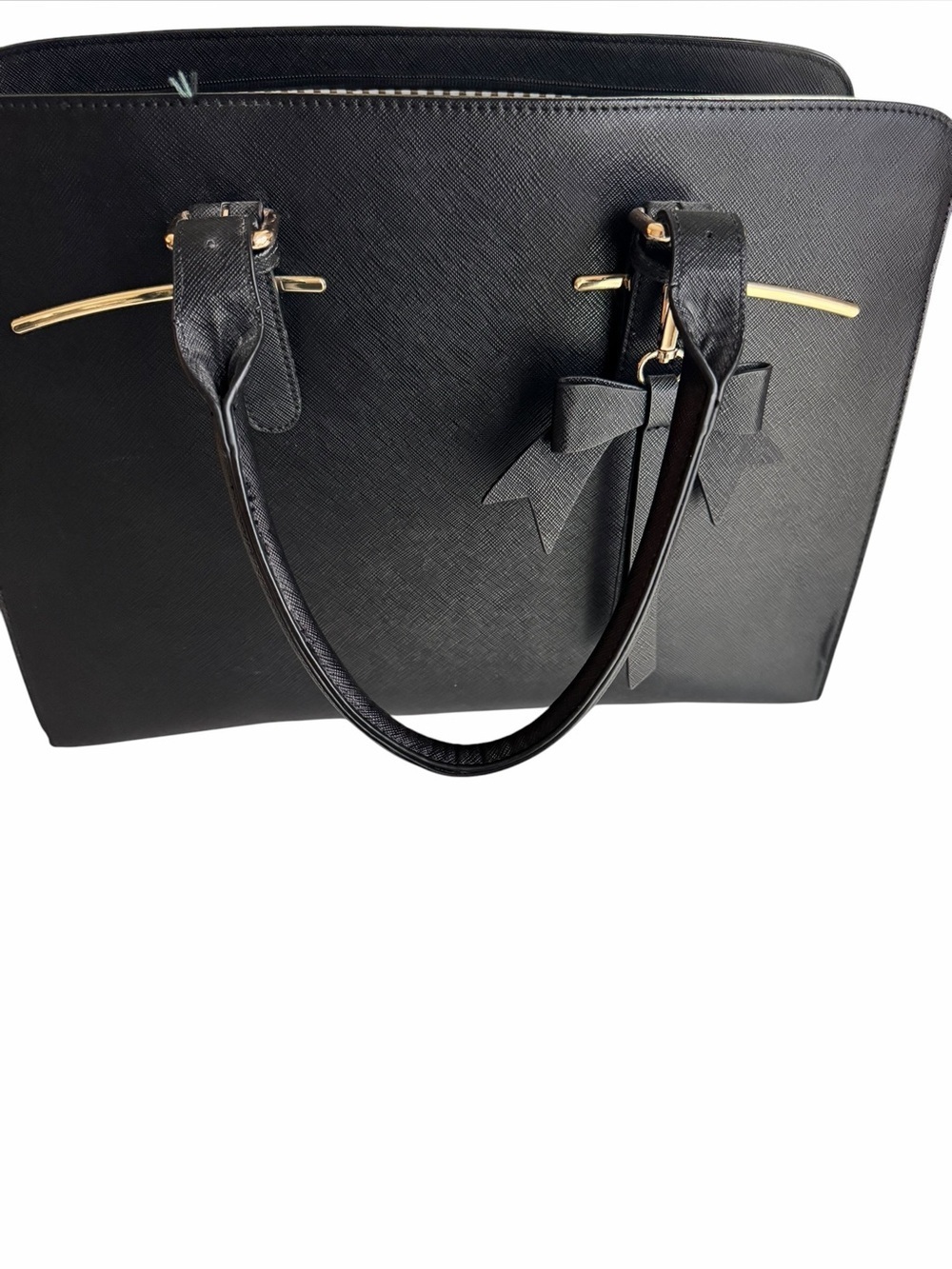 Elegant Black Tote Bag Set - Picture 5 of 9